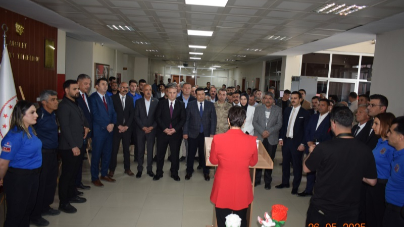 Patnos'ta hükümlü ve tutukluların el emeği ürünleri sergilendi