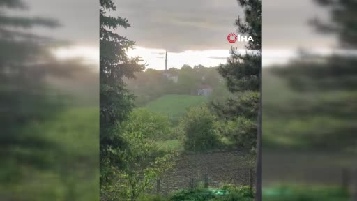 Kırklareli'nde Mayıs ayında kar yağdı