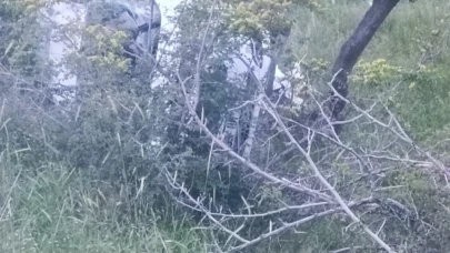Siirt'te otomobil devrildi: 1 yaralı