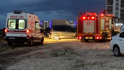 Balkonda çıkan yangın itfaiye ekipleri tarafından söndürüldü