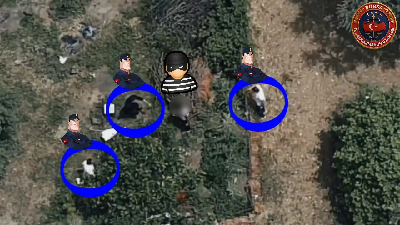 Bursa'da 7,5 yıl hapisle aranan şahıs kaçınca dron ile takip edilip yakalandı