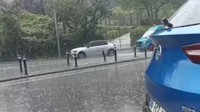 İstanbul’da kısa süreli dolu yağışı etkili oldu