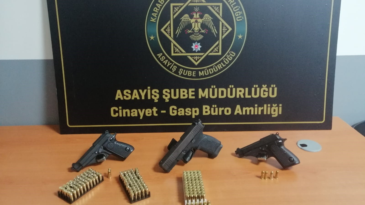 Karabük'te ruhsatsız silah operasyonu: 4 tutuklu