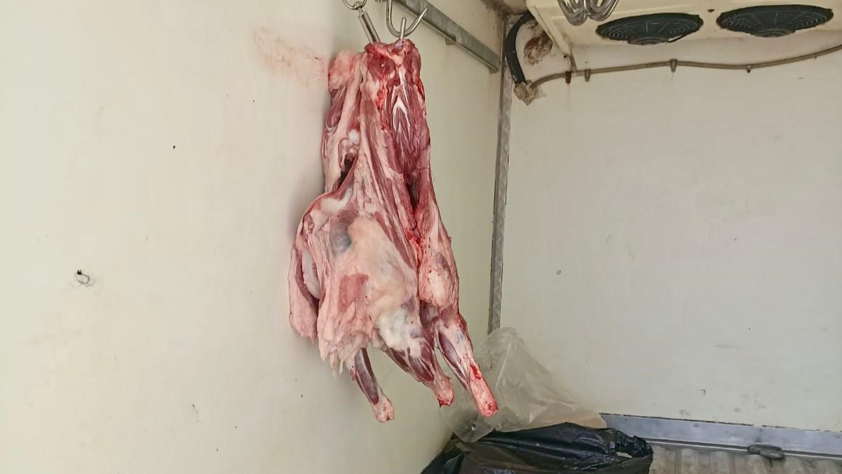 Hatay’da uygun şartlarda taşınmayan 34 kilo et imha edildi