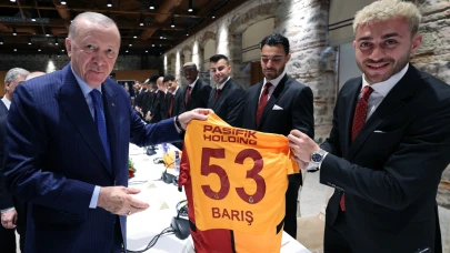 Cumhurbaşkanı Erdoğan, Galatasaray'ı kabul etti