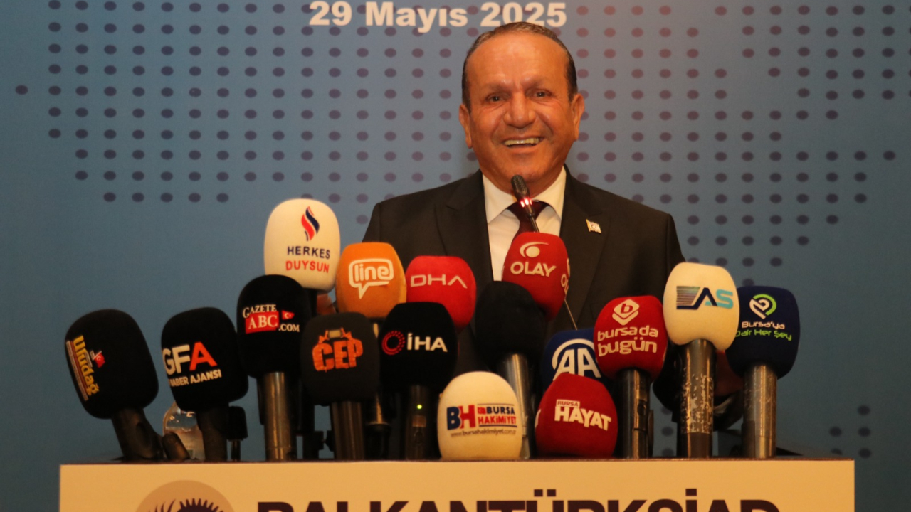 BALKANTÜRKSİAD KKTC Başbakanı Ünal Üstel'i ağırladı