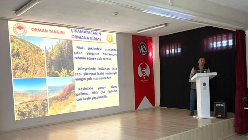 Marmara ve Erdek’te orman yangınlarına karşı eğitim verildi