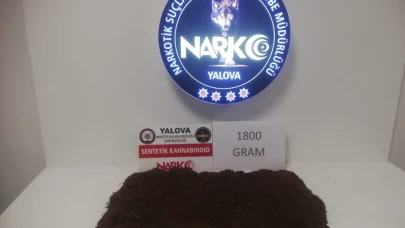 Yalova'da uyuşturucu operasyonunda 1 tutuklama