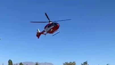 Hakkarili hasta helikopterle Van’a kaldırıldı