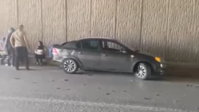 Elazığ'da iki otomobil çarpıştı! 4 yaralı