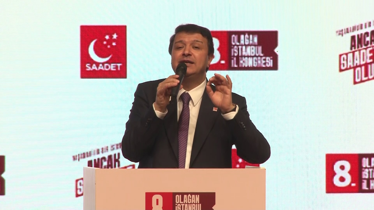 Saadet Partisi 8. Olağan İstanbul Kongresi gerçekleştirildi