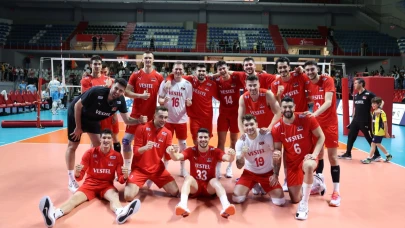 A Milli Erkek Voleybol Takımı, Slovenya'yı mağlup etti