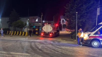 Tekirdağ'da kimya fabrikasında yangın