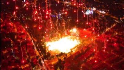 Bursaspor taraftarından dört dörtlük kutlama