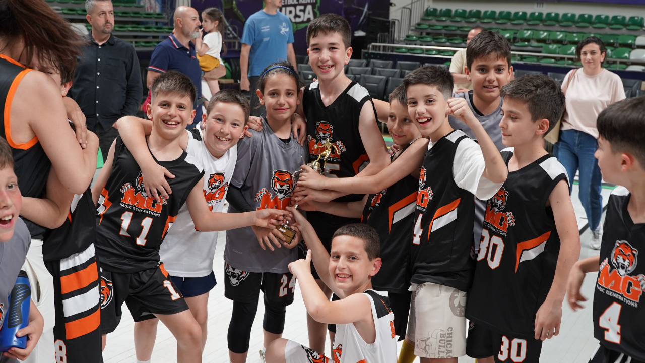 Bursa U11 Erkekler Ligi'nde şampiyon MG Spor