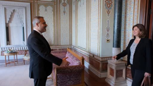 Bakan Fidan, BM Kıbrıs Şahsi Temsilcisi Holgun’i kabul etti
