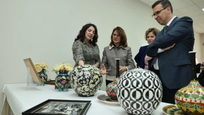 Nilüfer'de olgun gençlerden göz alıcı eserler