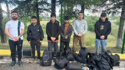 Tekirdağ’da yol kontrolünde 5 düzensiz göçmen ve 1 organizatör yakalandı