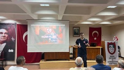 Ticari araç sürücülerine fermuar sistemi anlatıldı