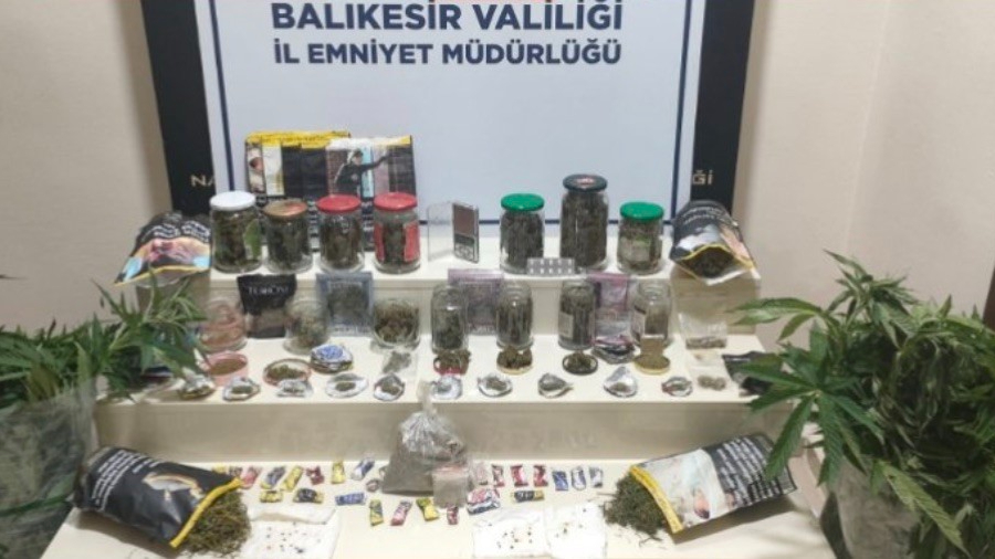 Bandırma’da uyuşturucu operasyonu