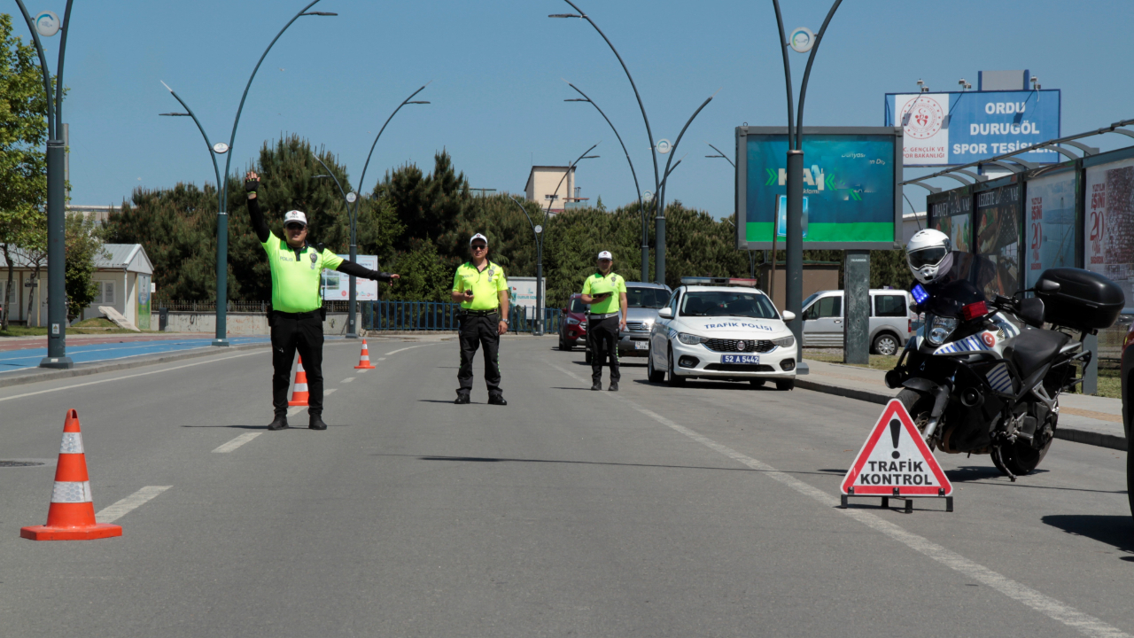 Ordu’da bir haftada yaklaşık 17 bin araç ve sürücüsü denetlendi