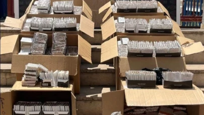 Manisa’da 59 bin doldurulmuş makaron ele geçirildi