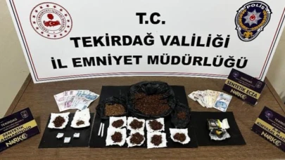 Tekirdağ’da uyuşturucu operasyonunda 9 kişi tutuklandı