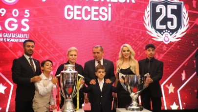 Galatasaray'ın 25. şampiyonluğu Ankara'da kutlandı