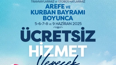 Samsun’da bayramda toplu ulaşım ücretsiz