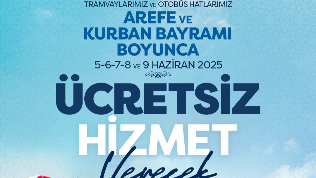 Samsun’da bayramda toplu ulaşım ücretsiz