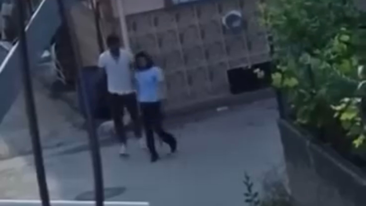 Bursa'da tartıştığı kadını yol ortasında sürükleyip, zorla götürdü