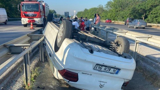 Balıkesir-Bursa kara yolunda trafik kazası! 2 yaralı