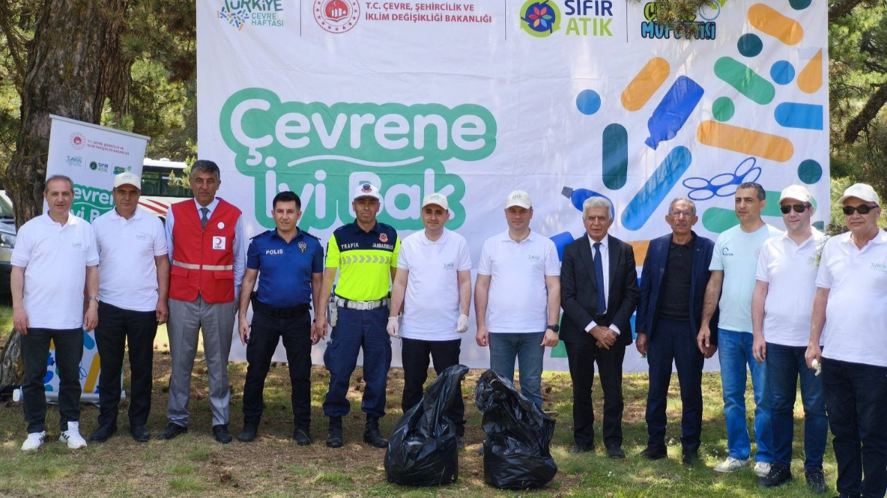 Hüyük'te öğrenciler temiz çevre için seferber oldu