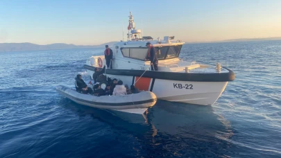 İzmir'de 47 göçmen karaya çıkartıldı!