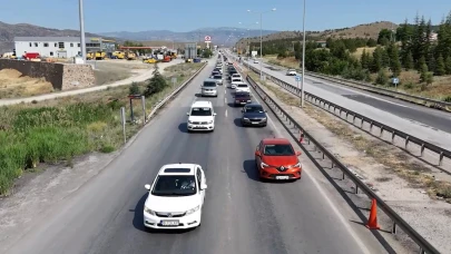 43 ilin geçiş güzergahında bayram hareketliliği!