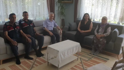 Kurban Bayramı'nda şehit aileleri unutulmadı