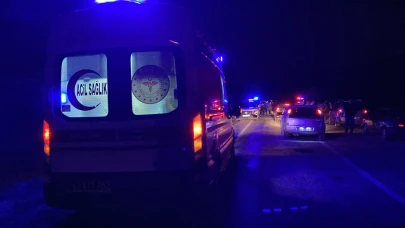 Konya'da motosiklet şarampole devrildi: 1 ölü, 1 yaralı