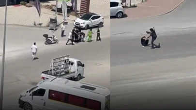 Kendisine şiddet uygulayan eşini savunan kadına vatandaşlardan tepki