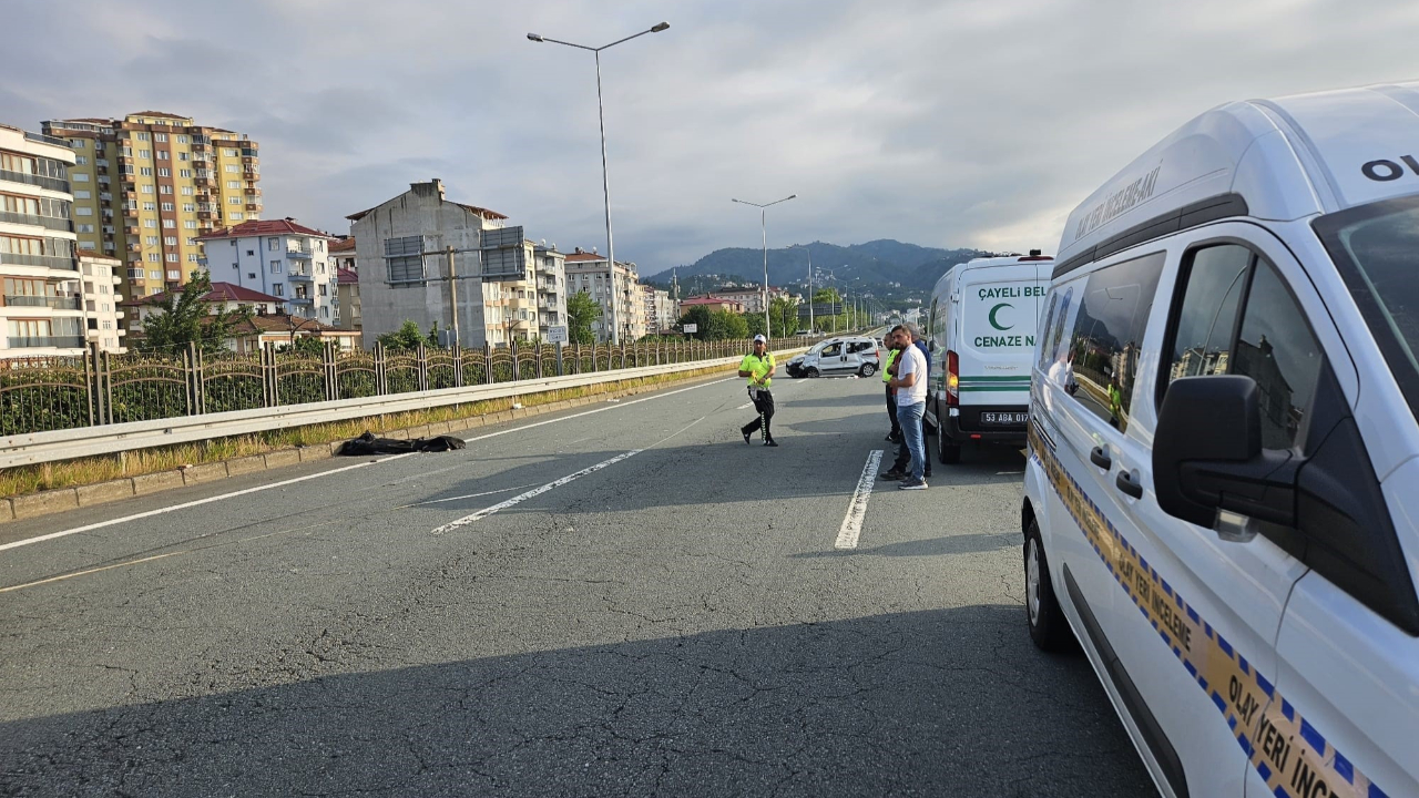 Rize’de bayram dönüşü kaza