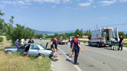 Otomobil yoldan çıktı! 1 yaralı