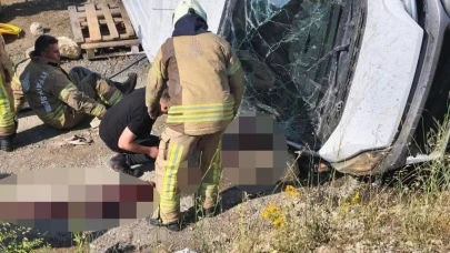 Çatalca'da kontrolden çıkan araç takla attı: 1 ölü