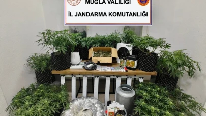 Bodrum'da uyuşturucu baskını: 2 gözaltı