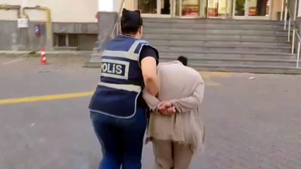 75 yıl cezası bulunan kadın polisten kaçamadı