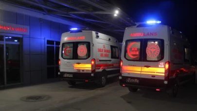 Otobüs ile otomobil çarpıştı! 1 ölü, 8 yaralı