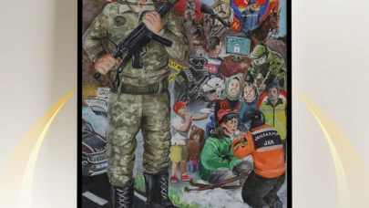 "Jandarma" temalı liseler arası resim yarışması sonuçlandı