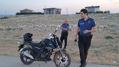 Karaman'da ehliyetsiz motosiklet sürücüsüne ceza