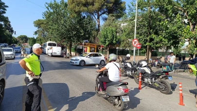 Trafik ekiplerinden "LGS" nöbeti