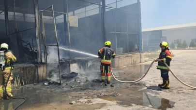 Balıkesir Toptancı Hali'nde yangın paniği!