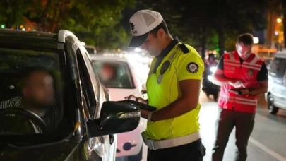 Gece denetiminde kurusıkı tabanca ele geçirildi