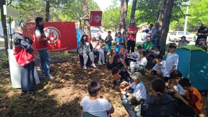 Babalar gününde ‘Baba Çocuk Kampı'